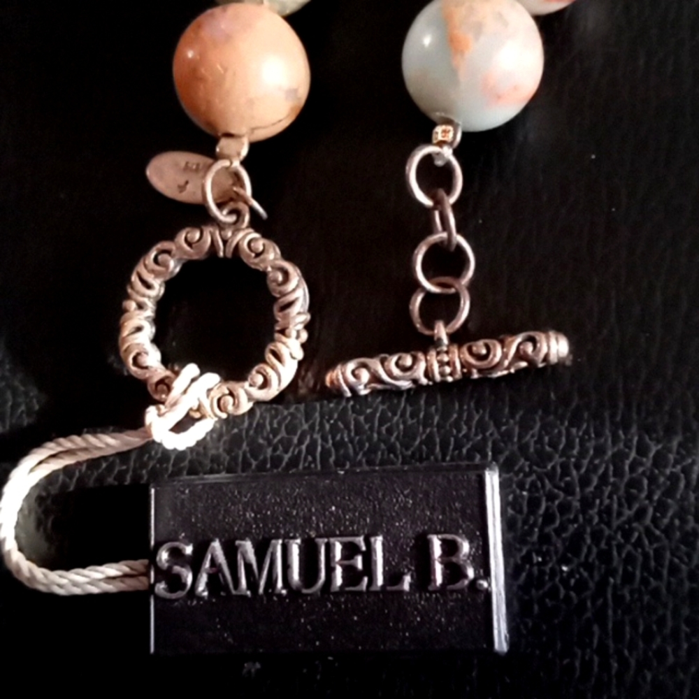 SAMUEL B BEAUTIFUL INDONESIA MADE BEAD NECKLACE - Picture 6 of 9